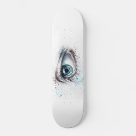 Blaues Auge (Traurigkeit, Beileid und Depression) Skateboard