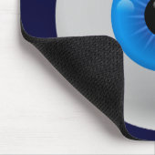 BLAUES AUGEN-BALL MOUSEPAD (Ecke)