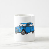 Blaues Auto (2CV) Kaffeetasse (Mittel)