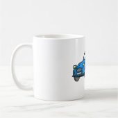 Blaues Auto (2CV) Kaffeetasse (Links)