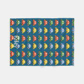 Blaues Auto-Fleece blacket Fleecedecke (Vorderseite (Horizontal))