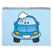 Blaues Auto mit Blasen Kalender (Titelbild)