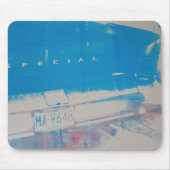 Blaues Auto Mousepad (Vorne)