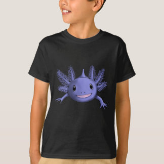 Blaues Axolotl-Shirt T-Shirt