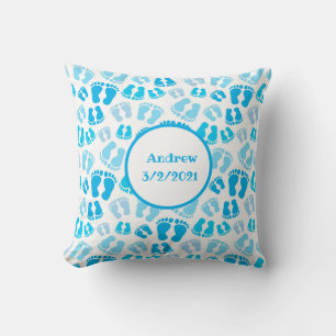 Blaues Baby-Jungen-Baby-Shower-Geschenk für Neugeb Kissen