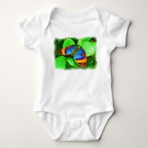 Blaues Baby Strampler