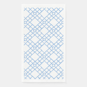 Blaues Bambus-Gitterpapier Serviette