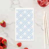 Blaues Bambus-Gitterpapier Serviette (Beispiel)