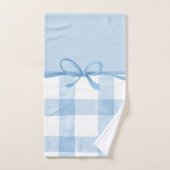 Blaues Band Badhandtuch Set (Handtuch)