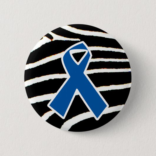 Blaues Band Button (Vorderseite)
