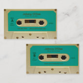 Blaues Band Visitenkarte (Vorne/Hinten)