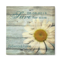 Blaues Barnwood Land daisy Hochzeit speichern das 