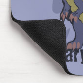 Blaues Baryonyx Mousepad (Ecke)