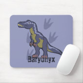 Blaues Baryonyx Mousepad (Mit Mouse)