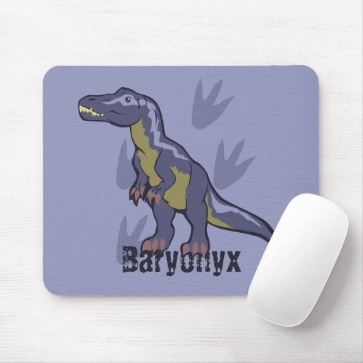 Blaues Baryonyx Mousepad (Mit Mouse)
