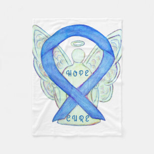 Blaues Bewusstsein und Engel Hope and Cure Blanket Fleecedecke