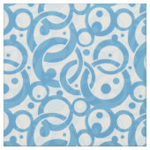 Blaues Blasen-Gewebe Stoff (Nahaufnahme)