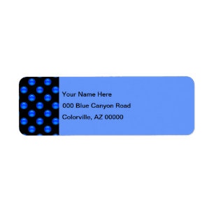 Blaues Blasen-Schwarzes 1