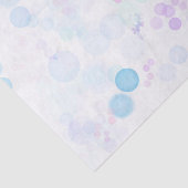 Blaues Blasentleerpapier Seidenpapier (Ausschnitt)