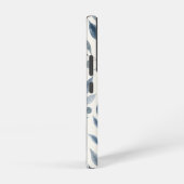 Blaues Blatt Personalisiert Samsung Galaxy Hülle (Rechte Seite)