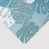 blaues Blätter Seidenpapier (Detail)