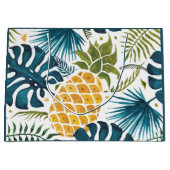 Blaues Blaues Blaues Blaues Blattwerk Große Geschenktüte (Vorderseite)