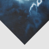 blaues Blitzpapier Seidenpapier (Detail)