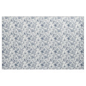 Blaues Blumen-Toile-Zweig-Muster Stoff (Yard (91,4 cm))