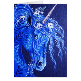 Blaues BlumenEinhorn