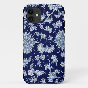 Blaues Blumenmuster Vintages chinesisches Dekor Case-Mate iPhone Hülle
