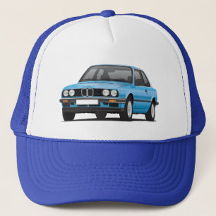 Blaues BMW 3 Reihe (E30) Truckerkappe