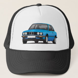 Blaues BMW 3 Reihe (E30) Truckerkappe