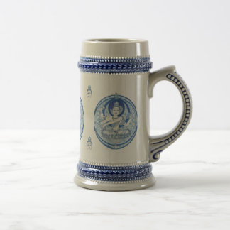 Blaues Bodhisattva-Gebräu Bierglas