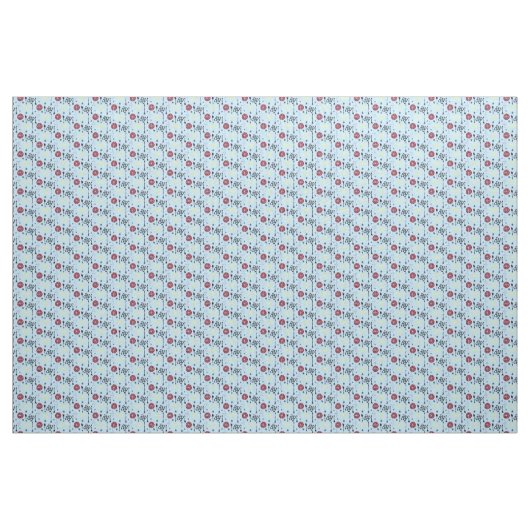 Blaues Bogenschießen beugt Pfeile und Ziele Stoff (Yard (91,4 cm))