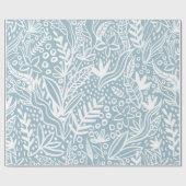 Blaues Bohemisches Trendfarbenes Papier für die Bl Geschenkpapier (Flach)