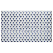 Blaues Böhmisch-Blume-Design Stoff (Fat Quarter (45,7 x 55,9 cm))