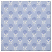 Blaues Böhmisch-Blume-Design Stoff (Muster)