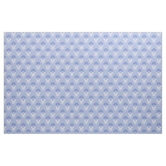 Blaues Böhmisch-Blume-Design Stoff (Fat Quarter (45,7 x 55,9 cm))