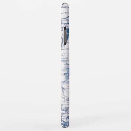 Blaues Bootdesign Case-Mate iPhone Hülle (Hinten/Rechts)