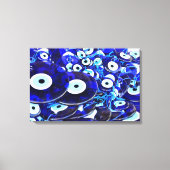 Blaues Böse Augapfel Leinwanddruck (Vorderseite)