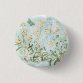 Blaues botanisches button (Vorderseite)