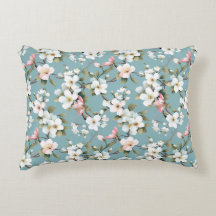 Blaues Botanisches Frühlingshemd