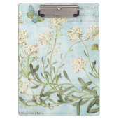 Blaues botanisches klemmbrett (Vorderseite)