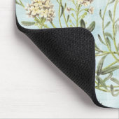 Blaues botanisches mousepad (Ecke)