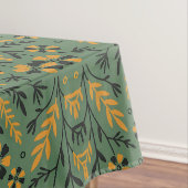 Blaues botanisches Muster im Vintage-Stil für Tisc Tischdecke (Beispiel)