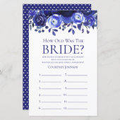 Blaues Brautparty (Vorne/Hinten)