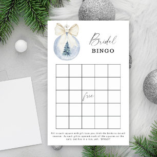 Blaues Brautparty-Bingospiel