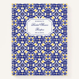 Blaues Brautparty Notizblock