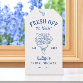 Blaues Brautparty vom Markt Geschenkanhänger