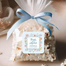 Blaues Brautparty vom Markt